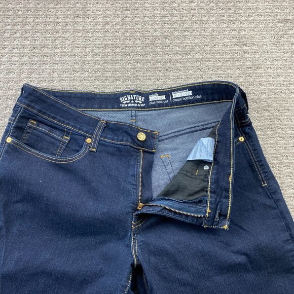 Signature by Levi Strauss & Co. Totally Shaping Plus Boot Cut Women Size 18M - Picture 2 of 12